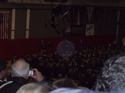 looking over the grads